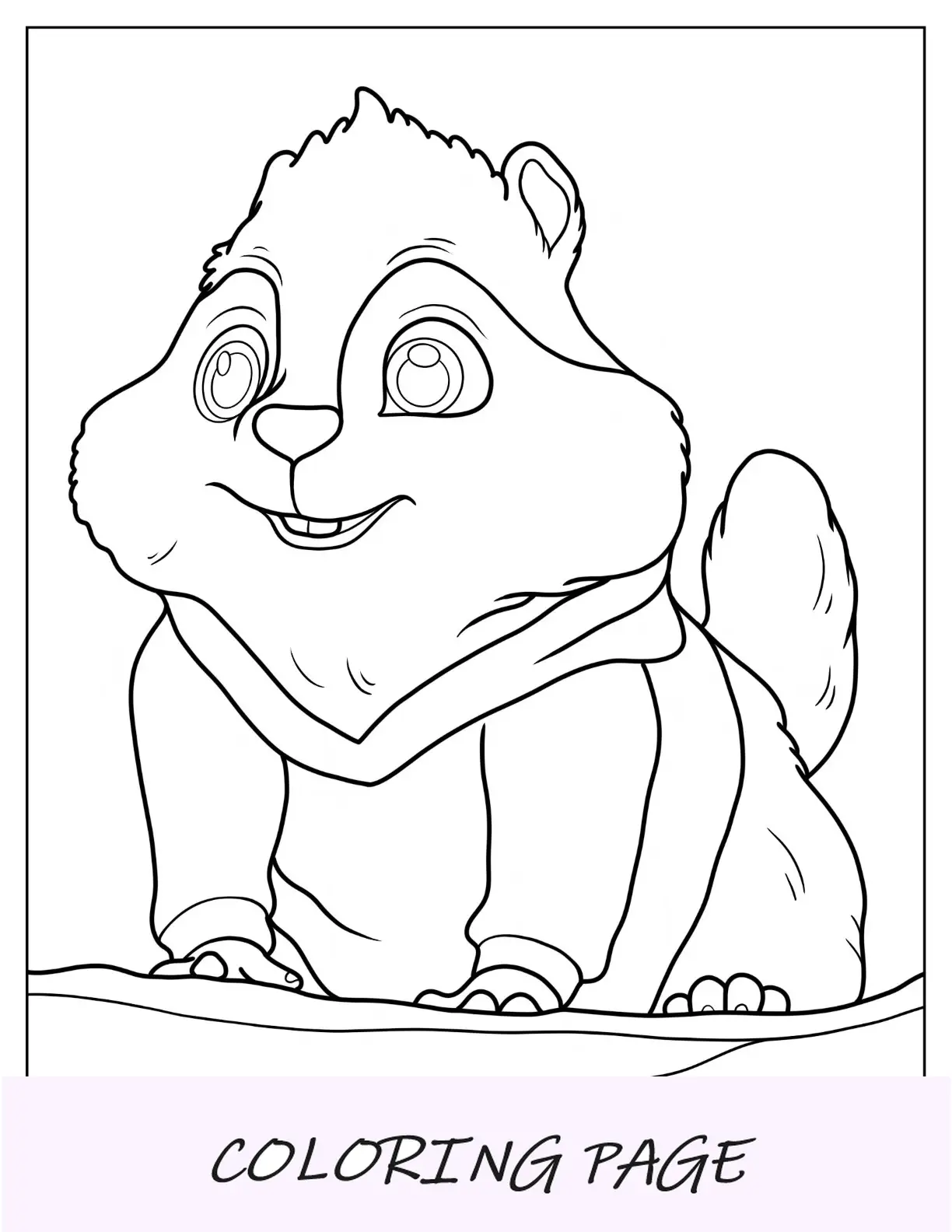 Dibujos para colorear de Alvin y las ardillas