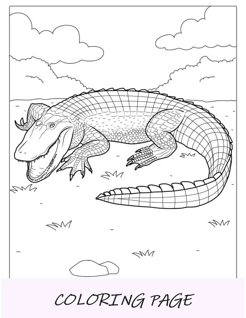 Peter Pan Tick Tock Crocodilo para colorir