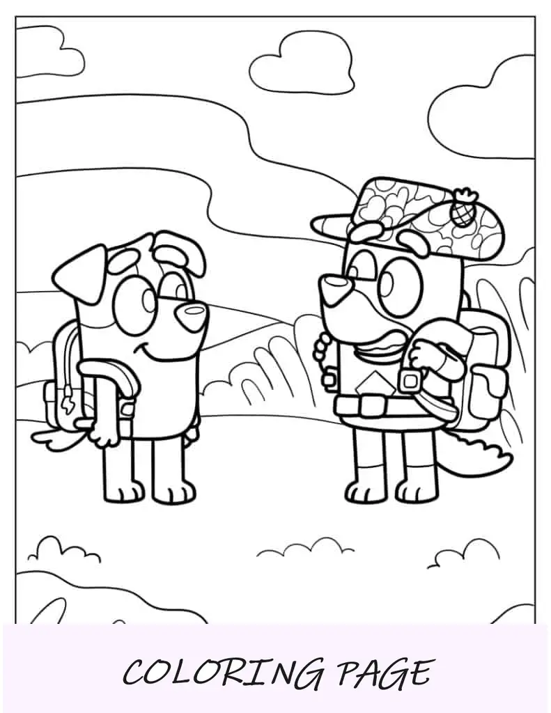Caminhada de Jack e Rusty