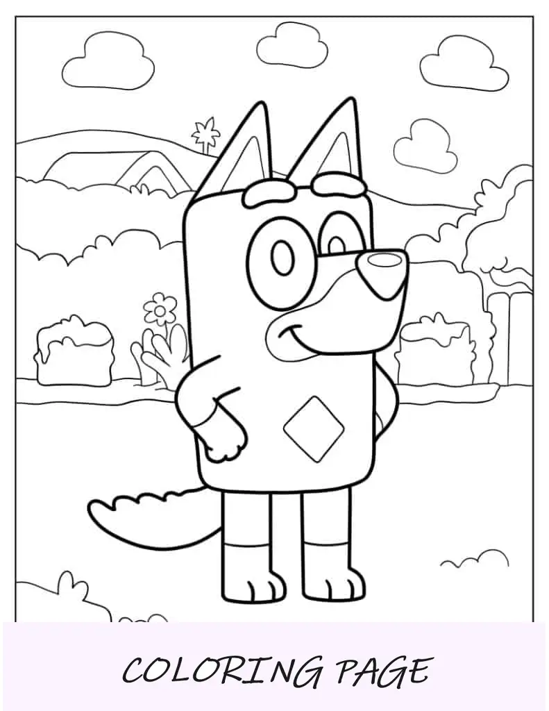 Folha para colorir enferrujada para crianças