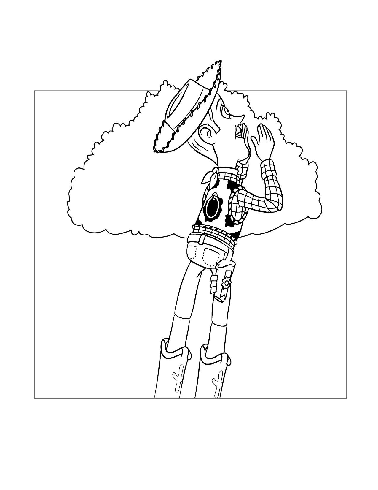 Woody Coloring Pages