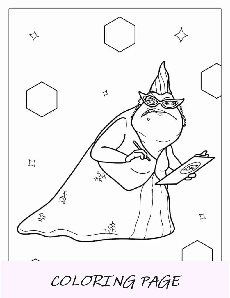 Desenho para colorir do Roz mal-humorado