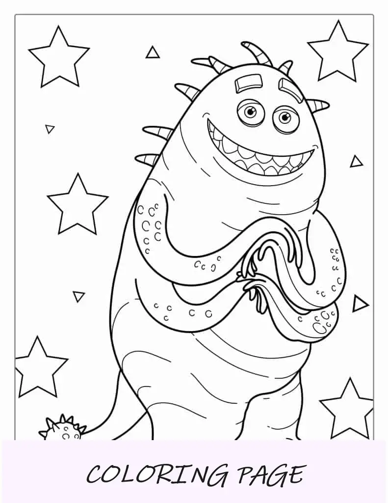 Folha para colorir de Thaddeus Bile