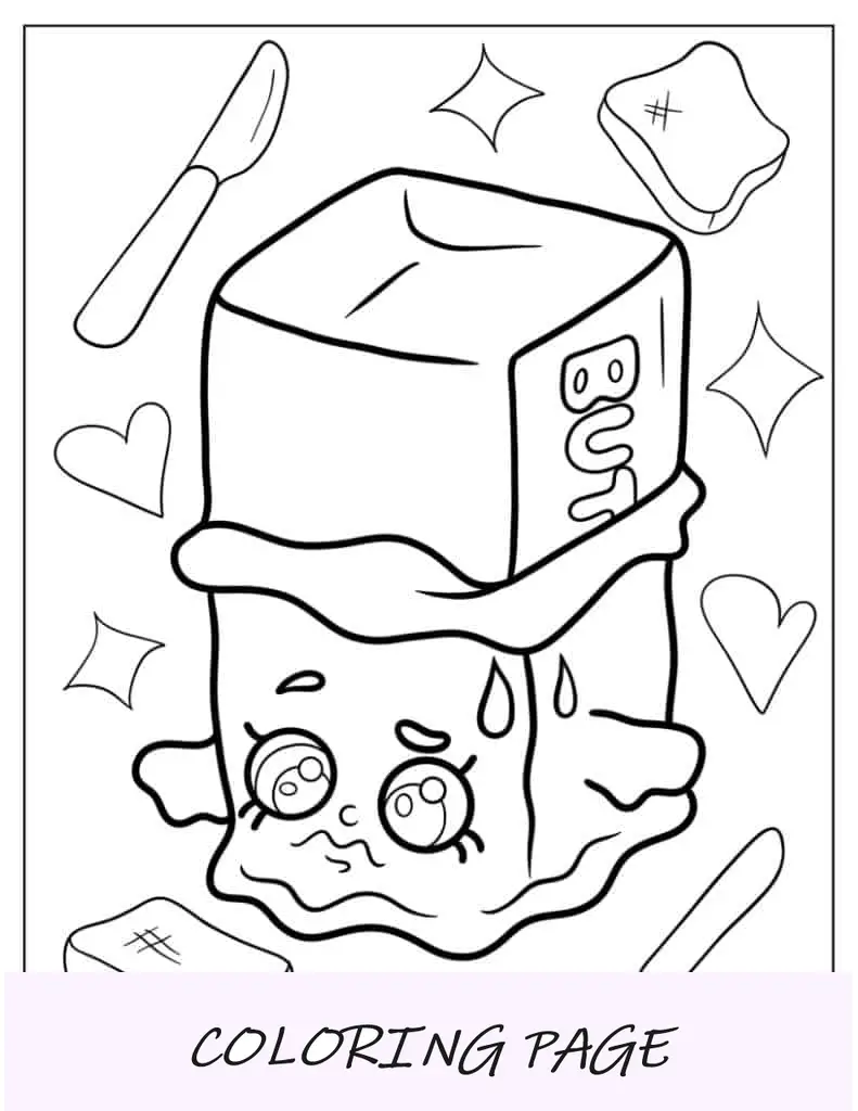Botón de oro Shopkins