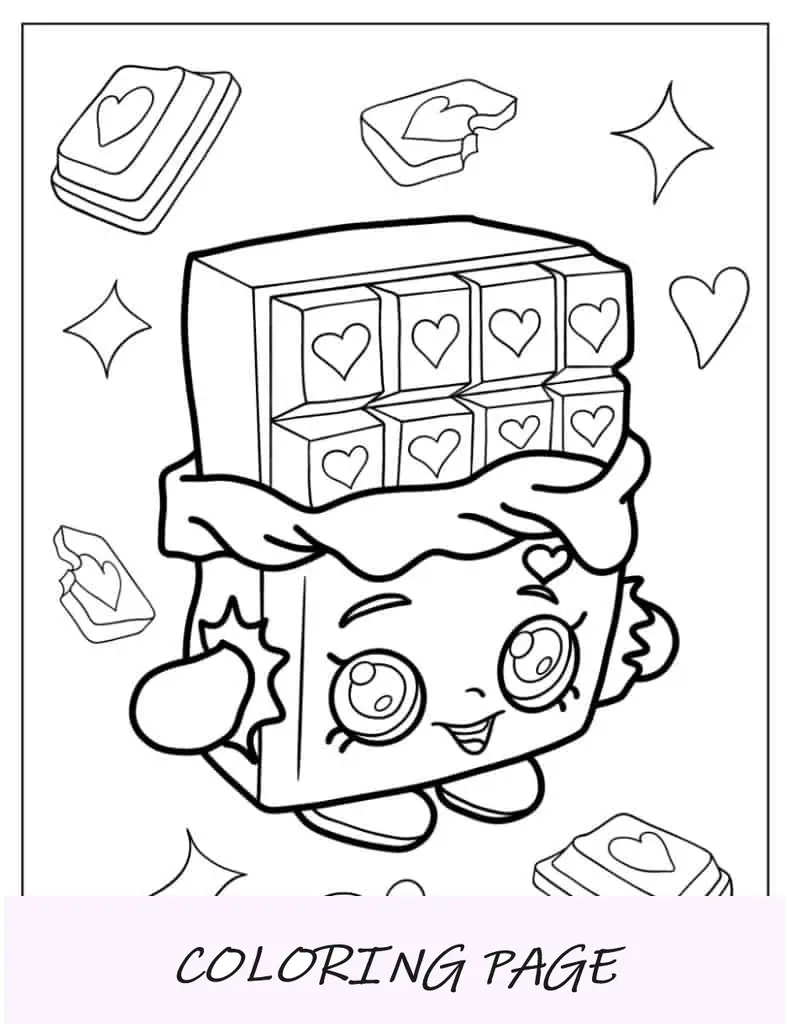 Shopkins de chocolate descarado