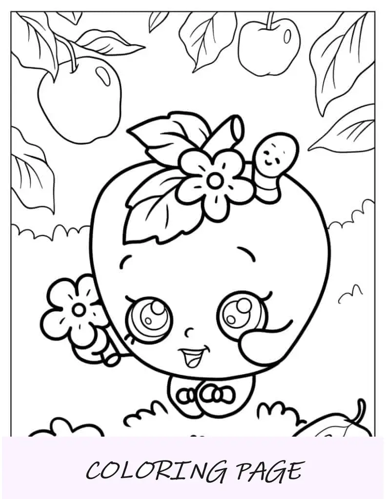 Shopkins de flor de manzana