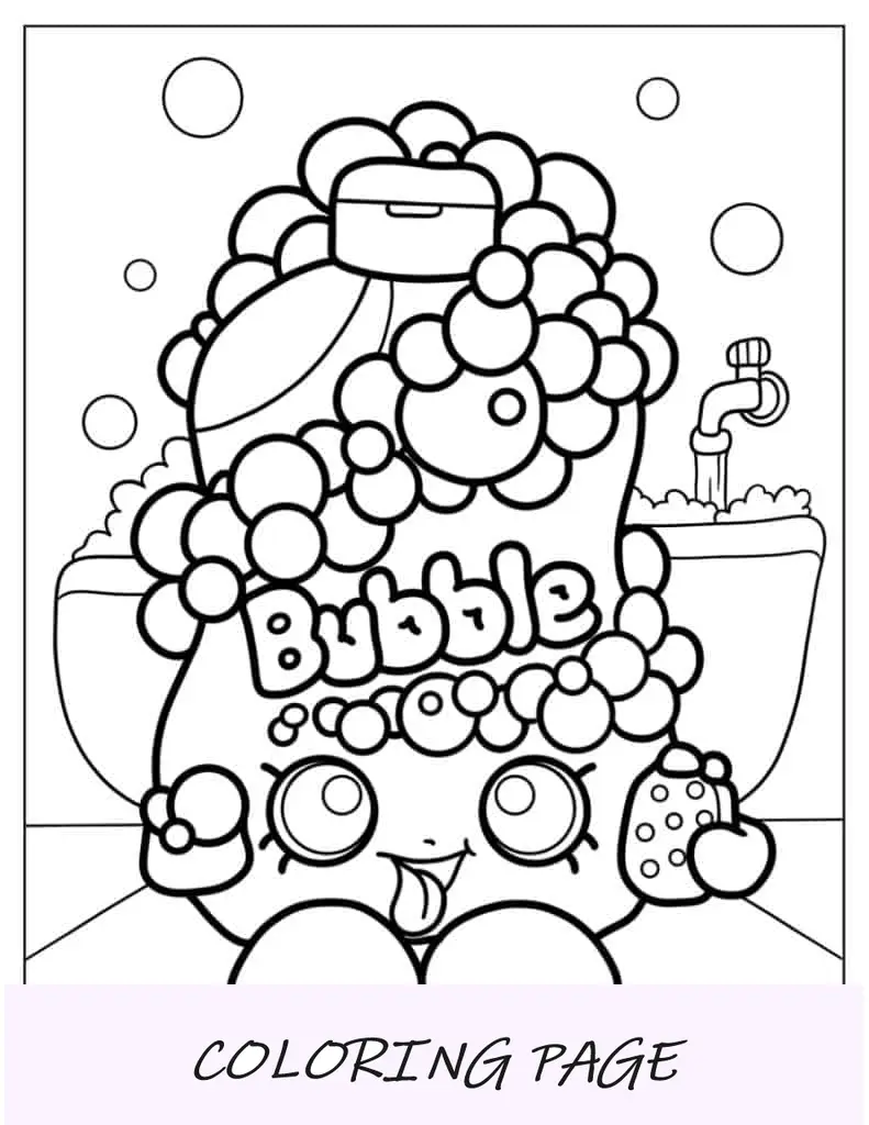 Shopkins de bañera de burbujas