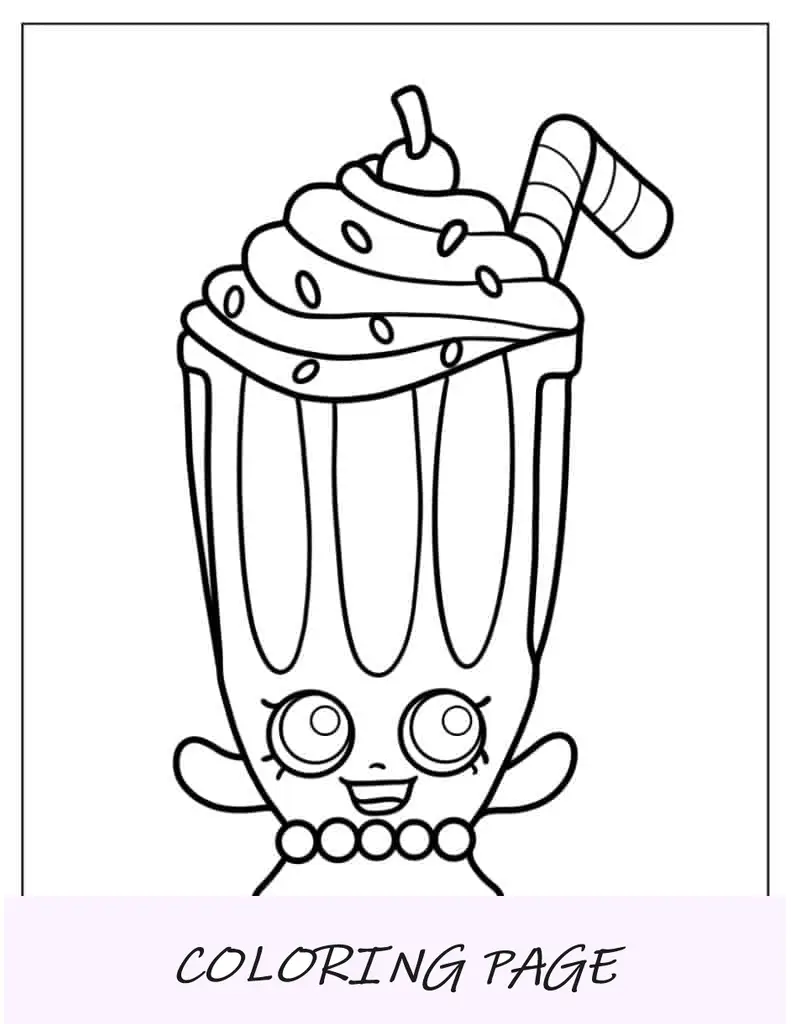 Esquema simple de Millie Shake Shopkins