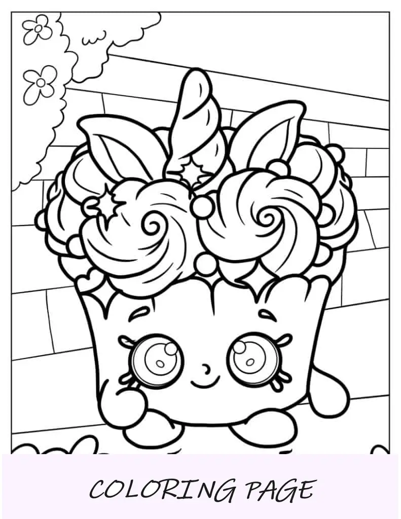 Shopkins de cupcakes centelleantes