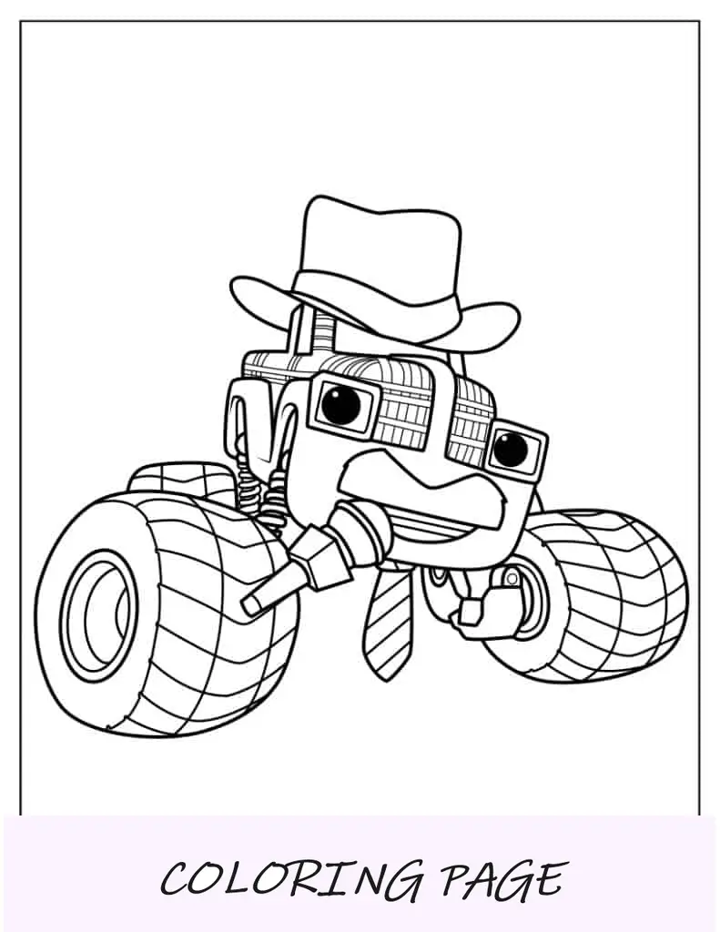 Bump Bumperman simples para colorir