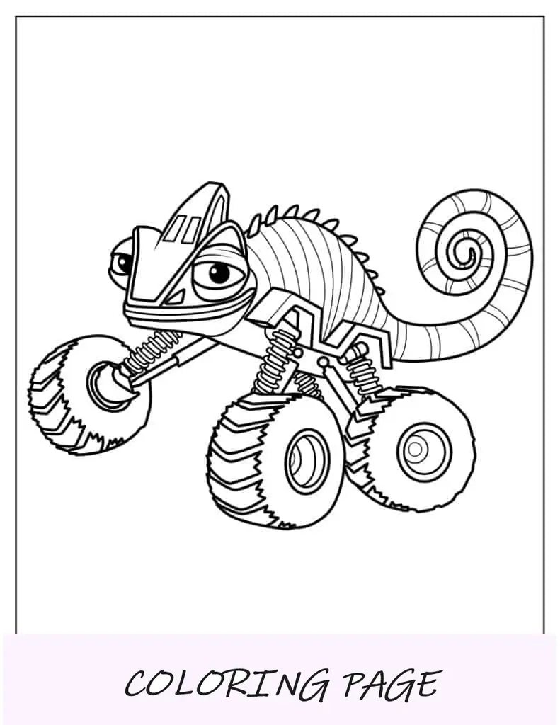 Lazard da Ilha Animal de Monster Machine