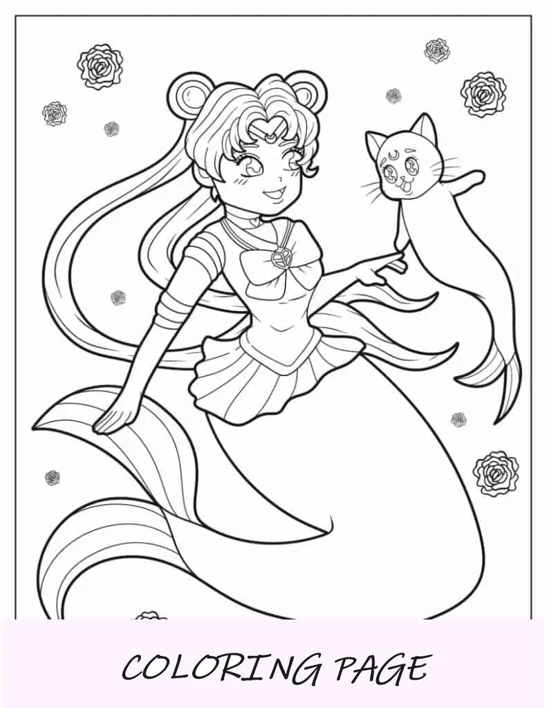 Sereia Sailor Moon e Luna