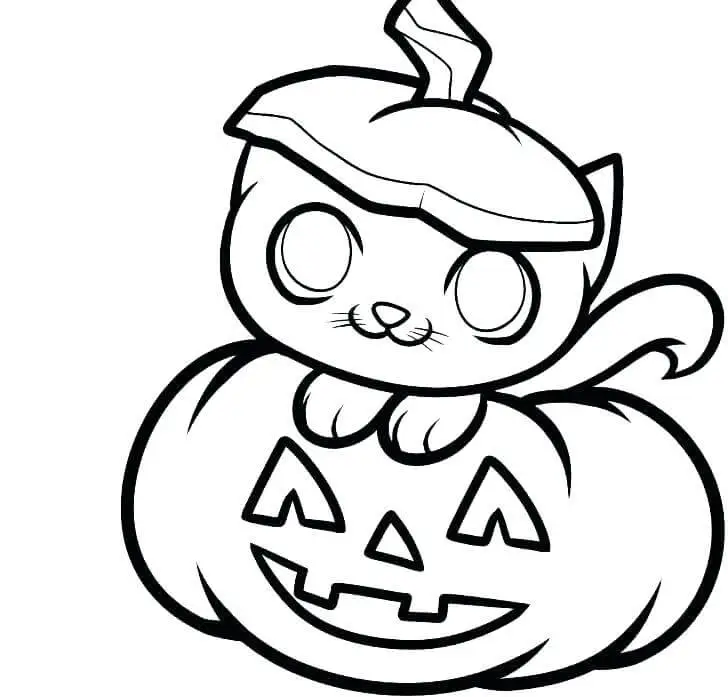 Jack O Lantern Pumpkin Coloring Pages