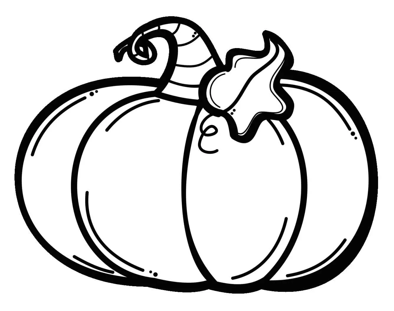 Easy Halloween Pumpkin Mandala Coloring Page