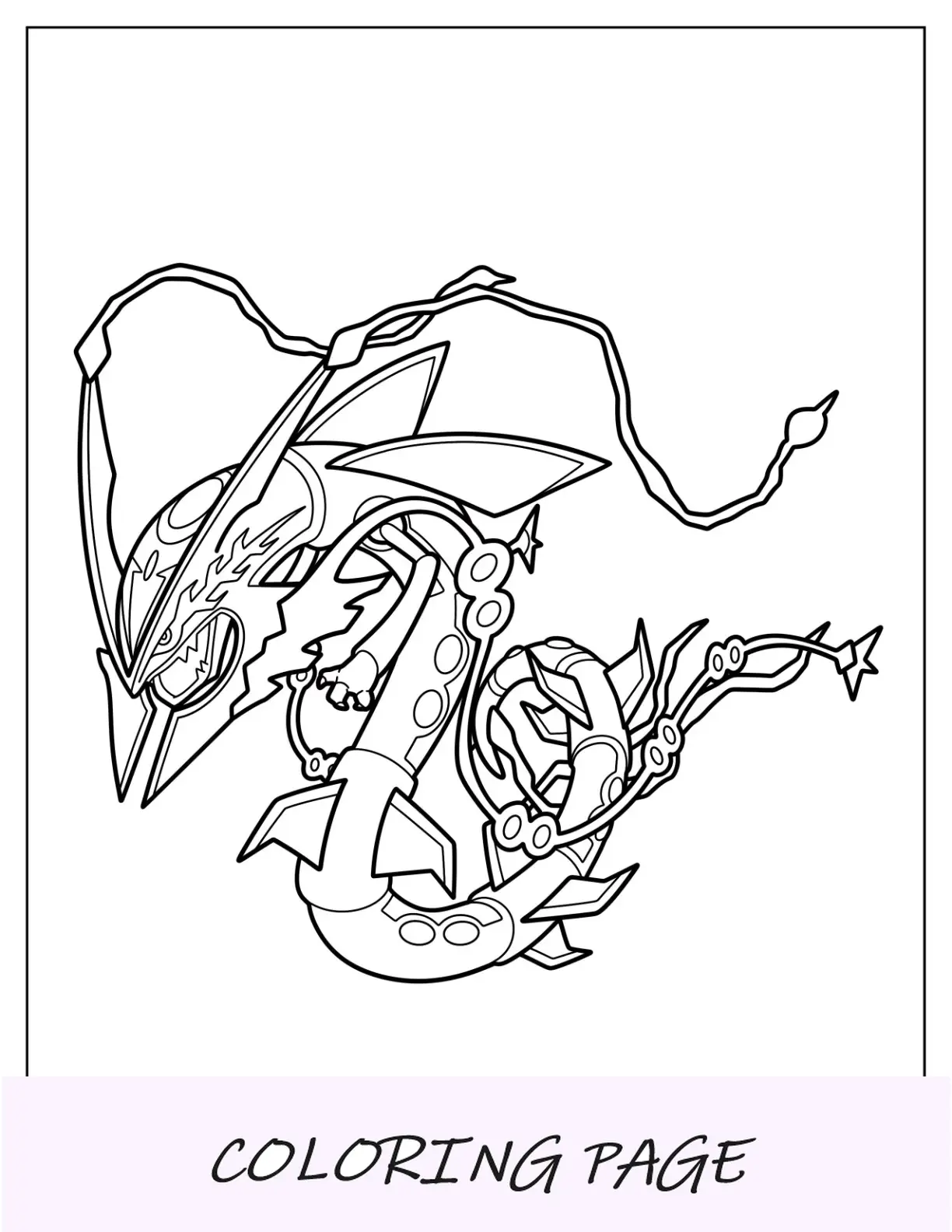 Mega Pokemon Pagina da colorare di Mega Pidgeot dettagliata