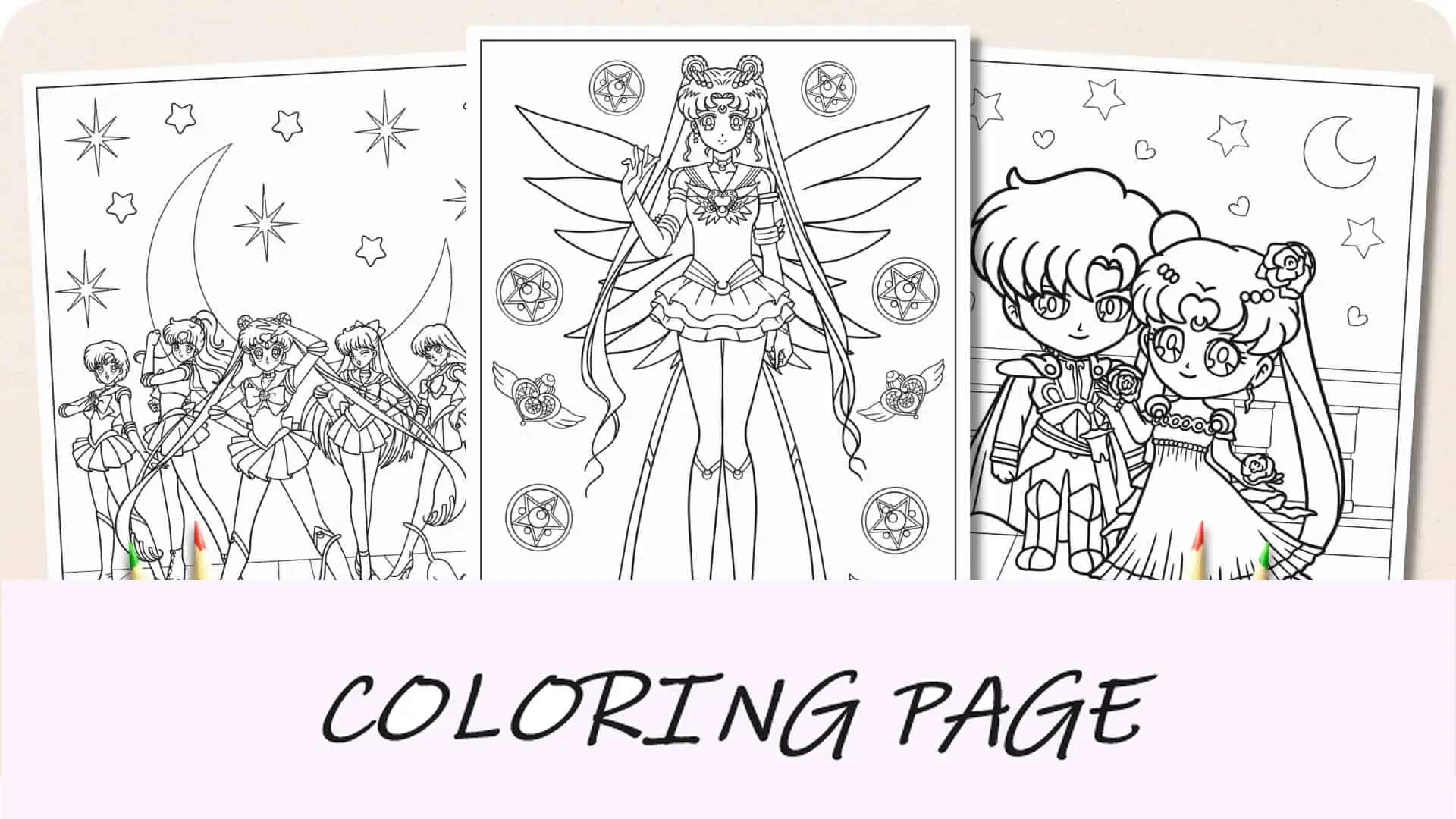 Sailor Moon Malvorlagen Ausmalbild