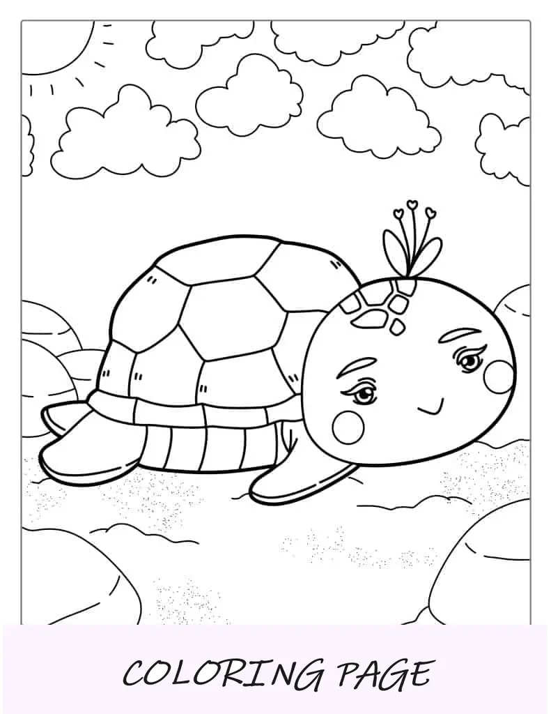 Bebês fofinhos descansando na areia para colorir