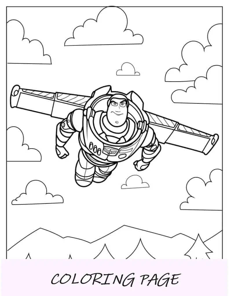 Buzz Lightyear en el cielo