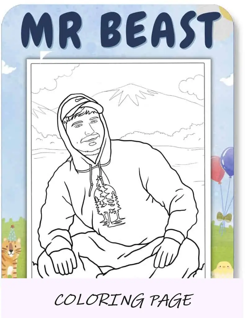 Desenhos para colorir do Sr. Fera para crianças