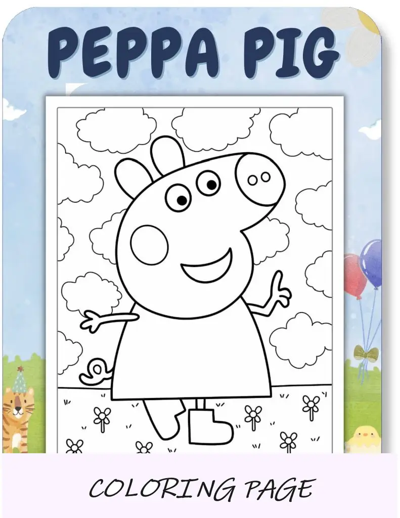 Desenhos para colorir da Peppa Pig para crianças