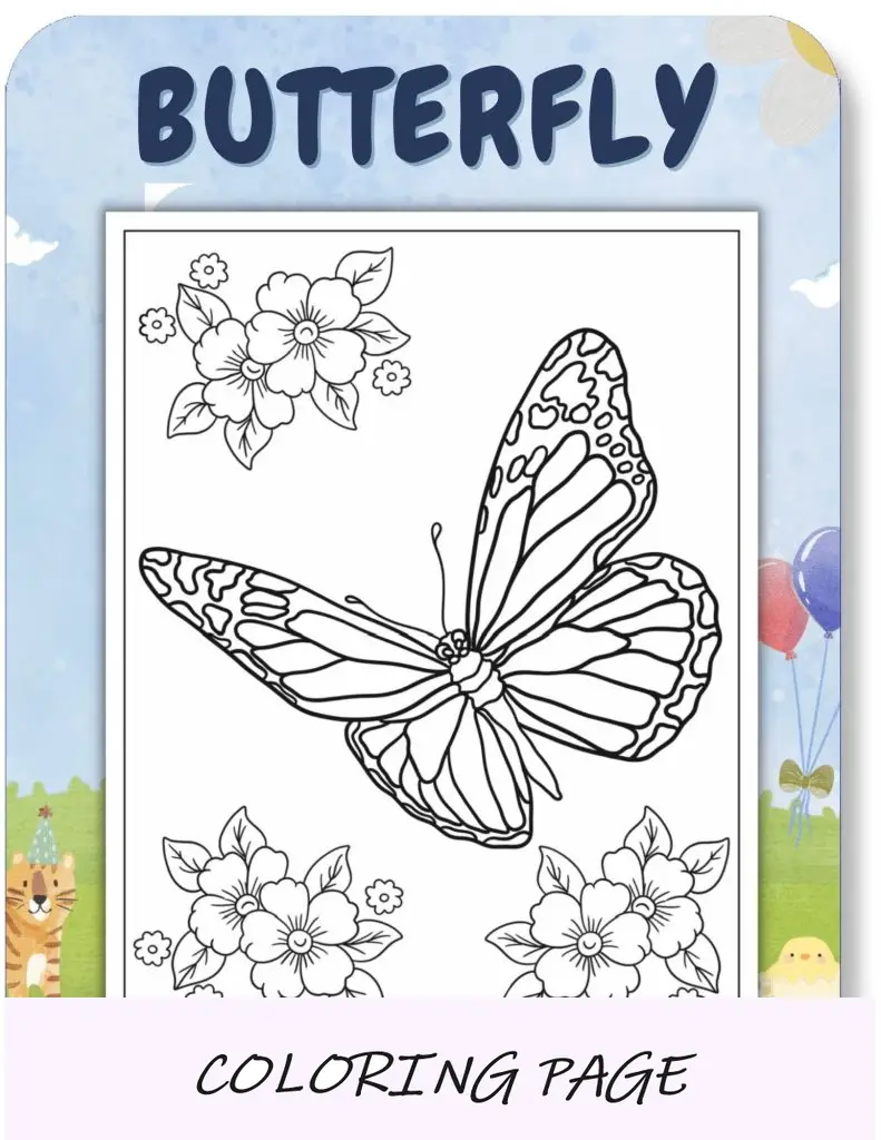 Desenhos de borboletas para colorir para crianças