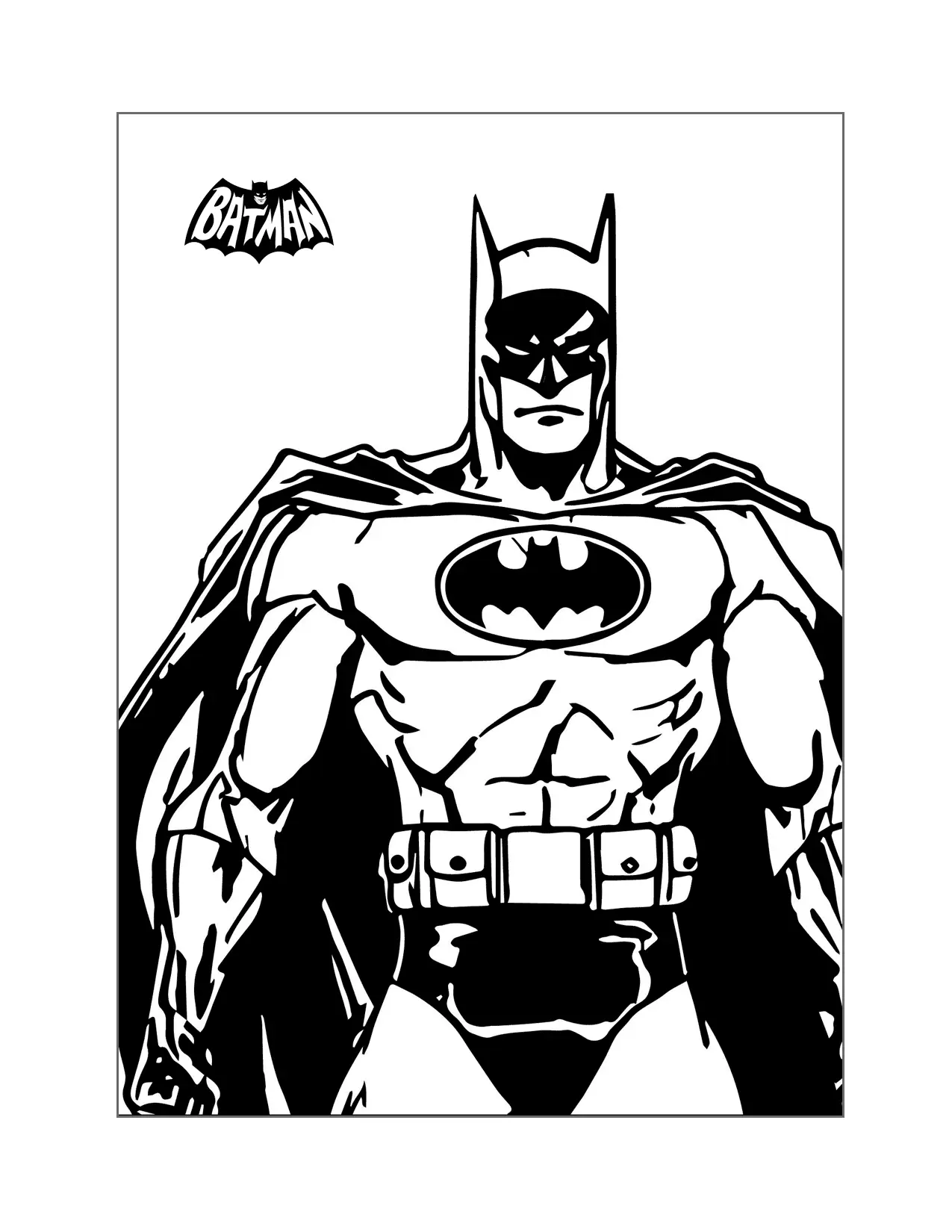 Batman Coloring Page