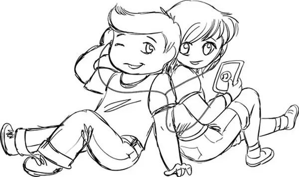 Chib Coloring For Teens