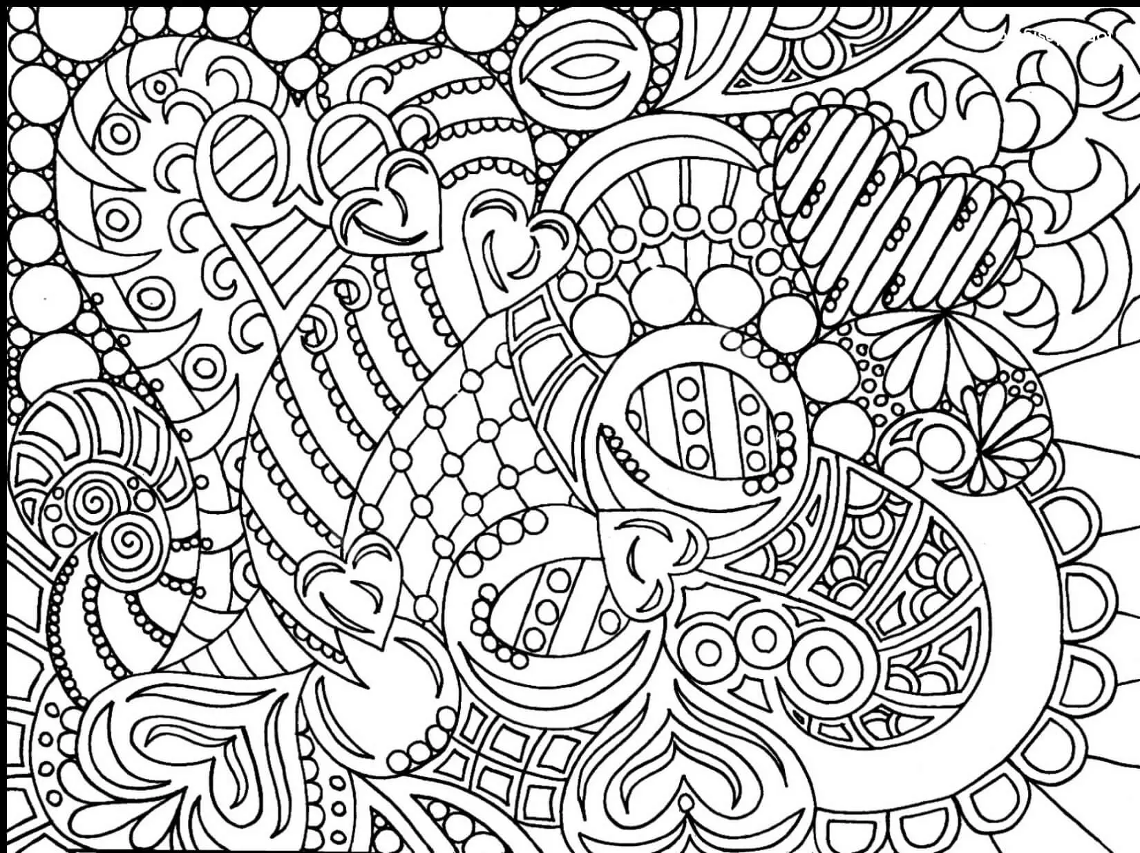 Hard Teen Coloring Pages