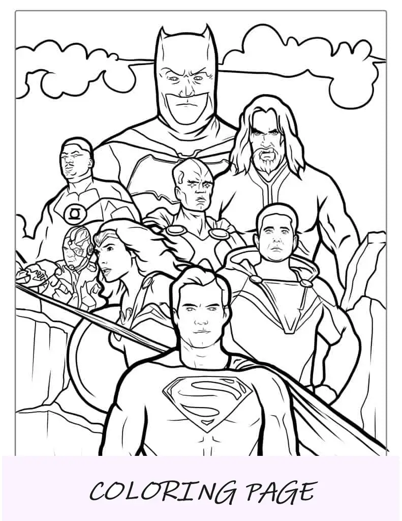 Liga de la Justicia con Superman