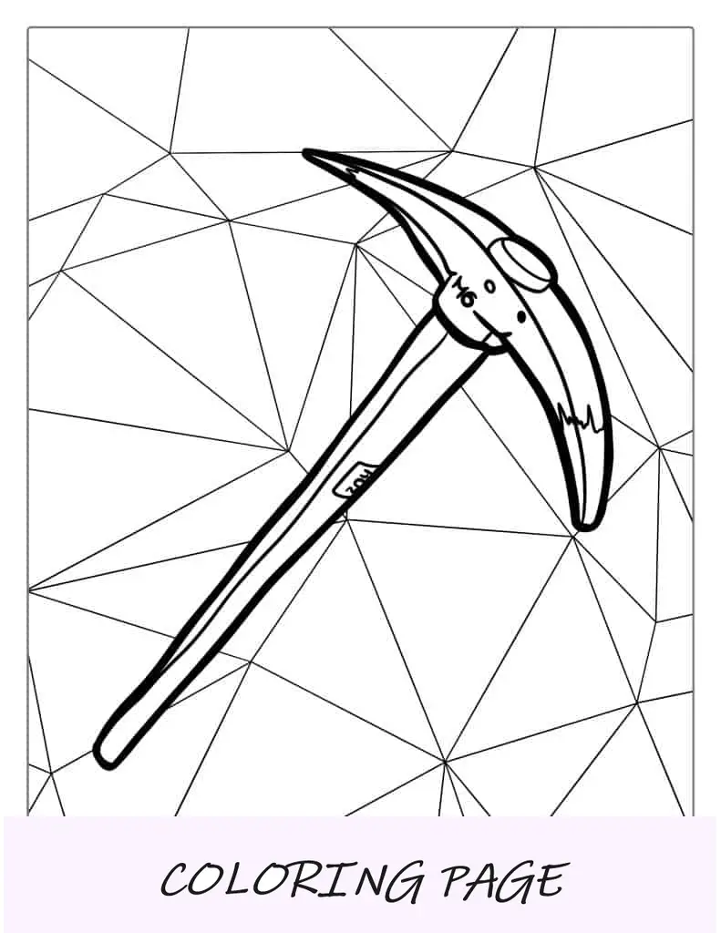 Dibujo De Pico Fortnite Para Colorear