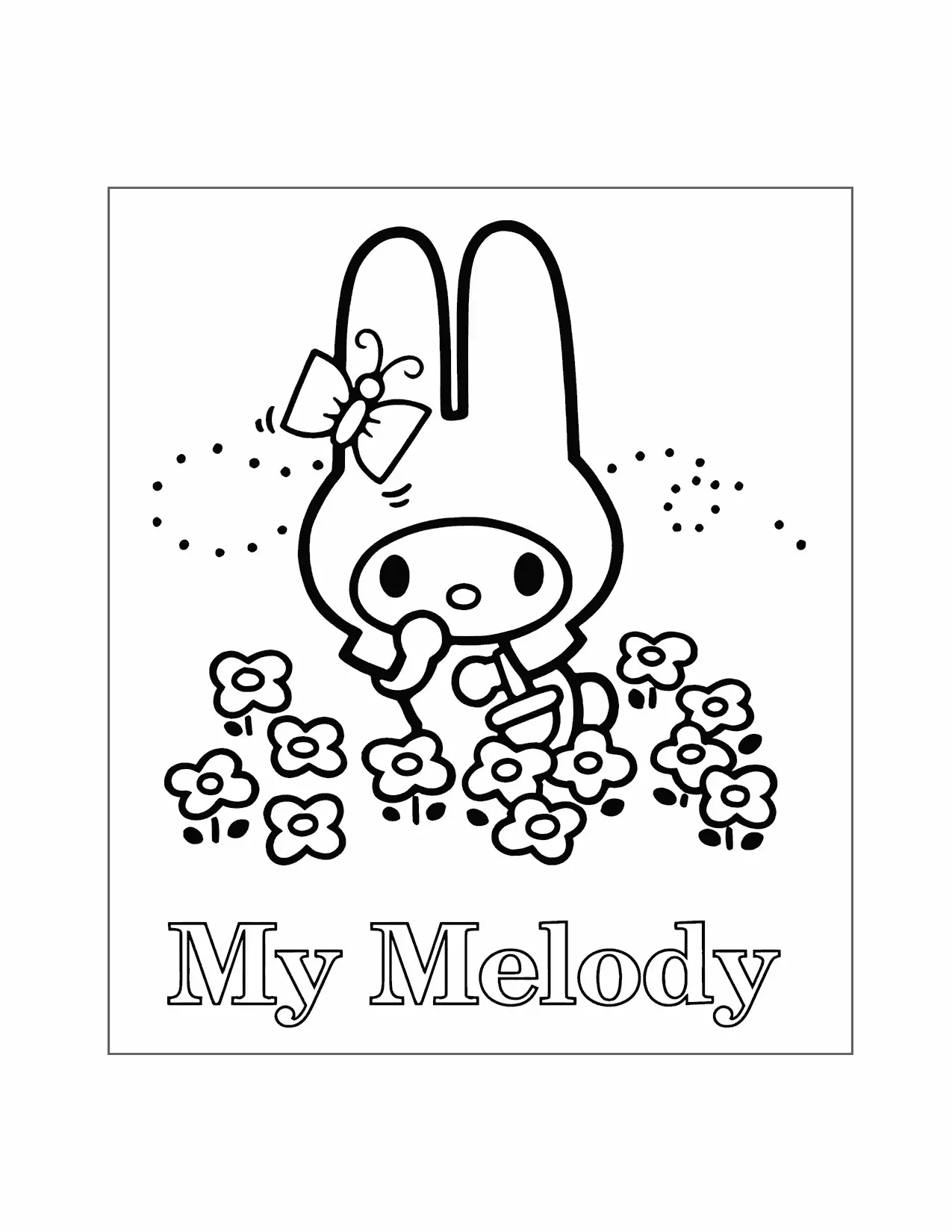 My Melody Coloring Pages