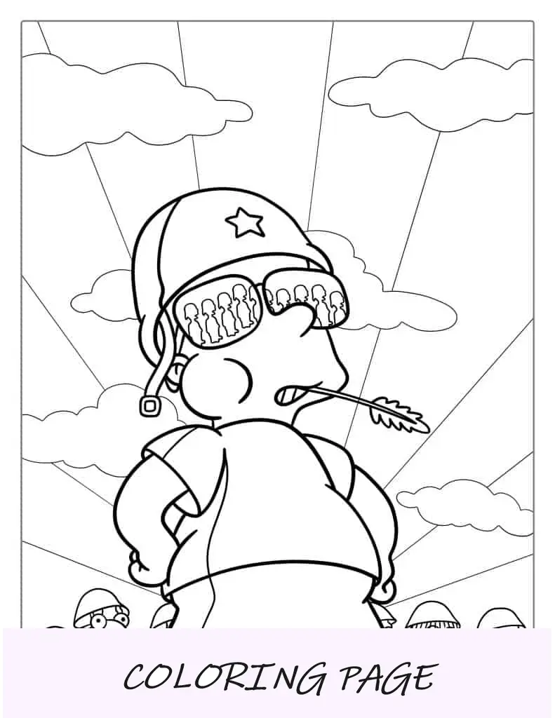 Bart Simpson com amigos usando capacete