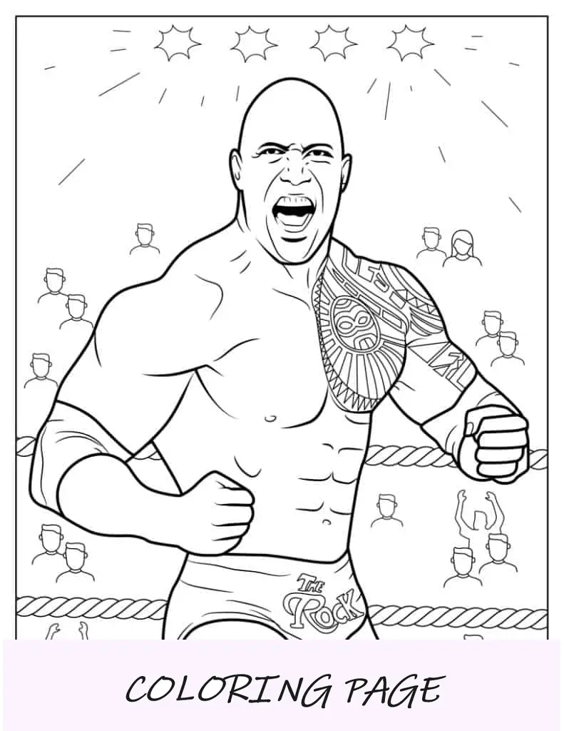 Dwayne Johnson (La Roca) Luchador de la WWE
