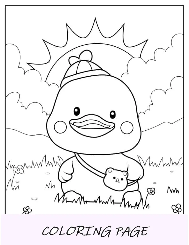Kawaii-Ente-Malseite
