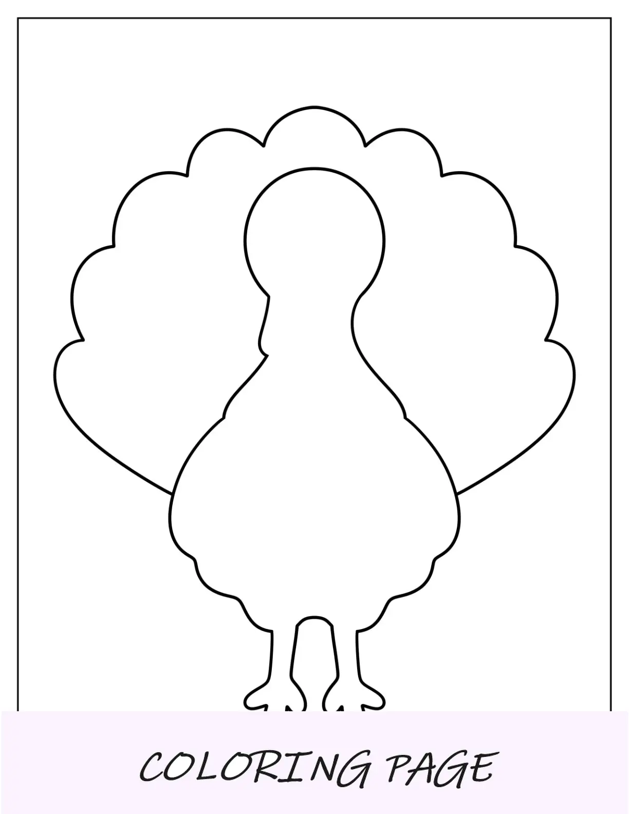 Modelo básico de peru de página inteira