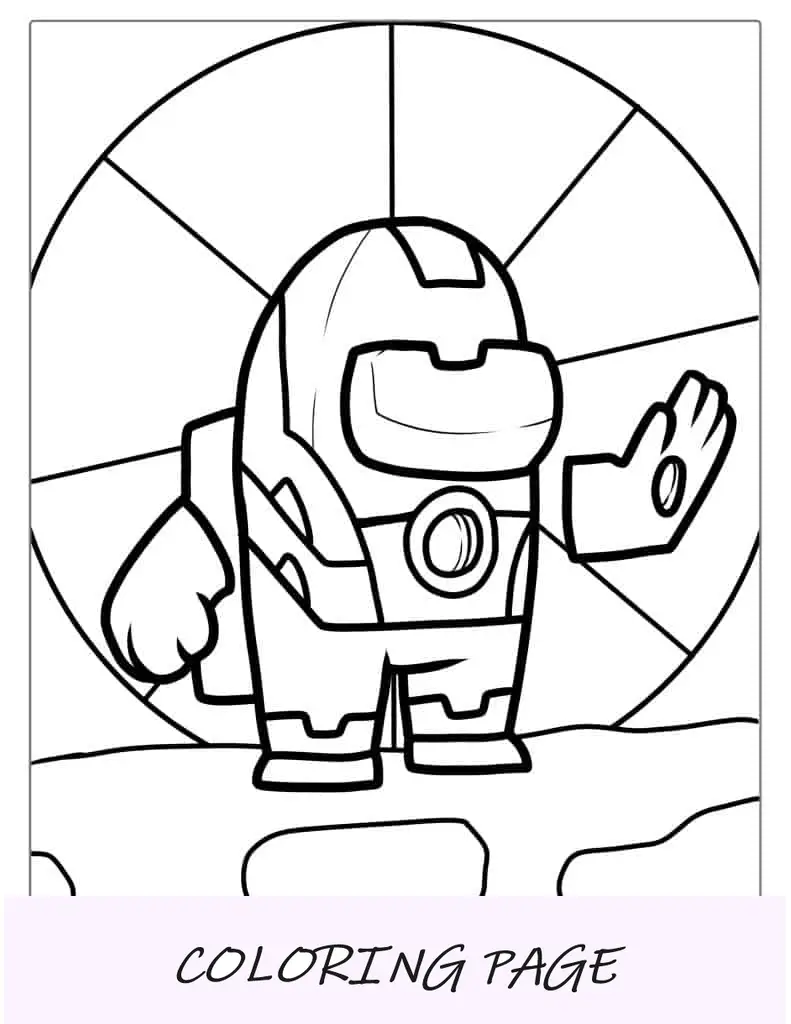 Entre nosotros con temática de Iron Man