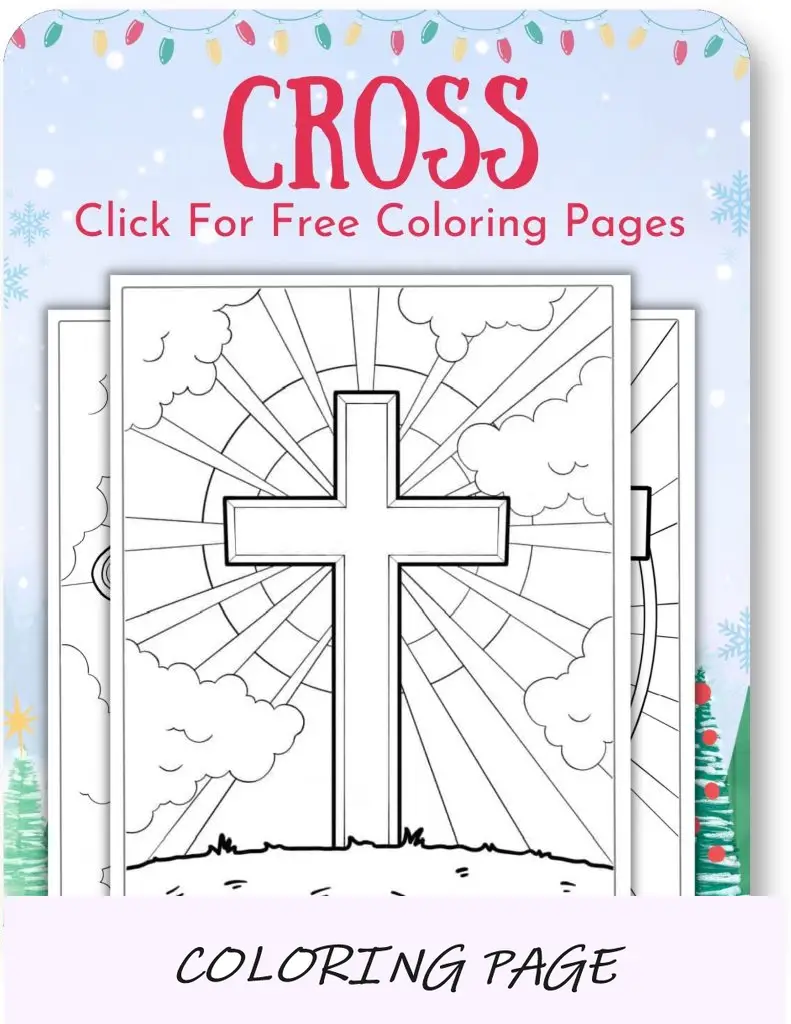 Desenhos para colorir cruzados para o Natal_