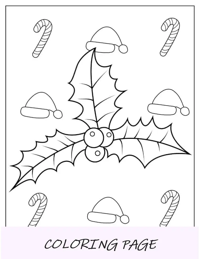 Desenho de Visco para colorir de Natal