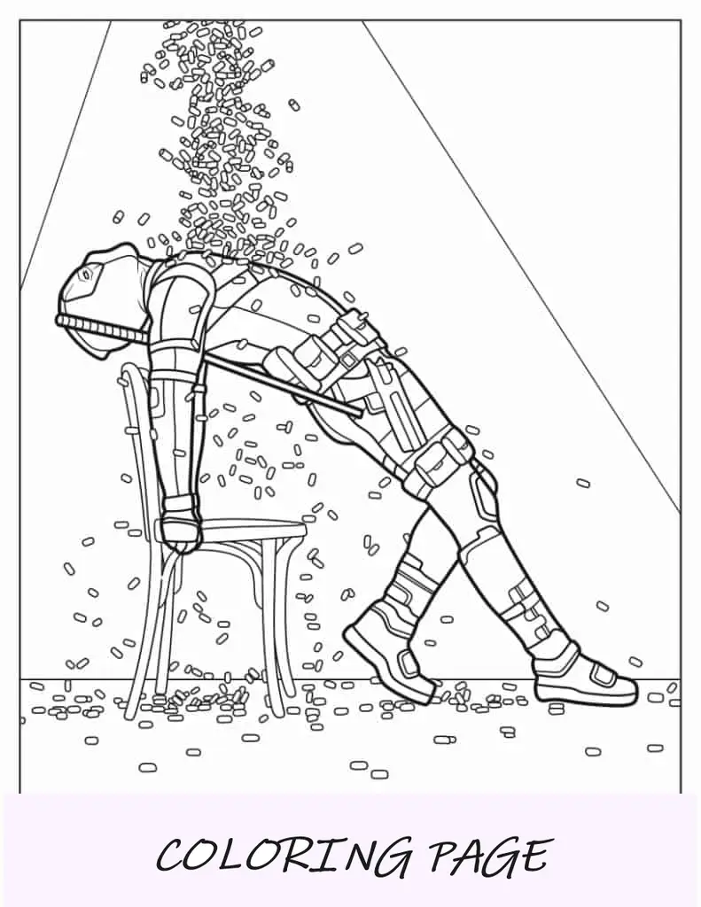Kawaii Spider Man y Deadpool para colorear