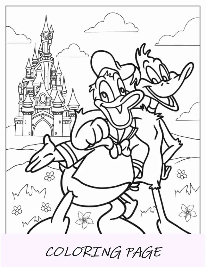 Paperino con Daffy Duck