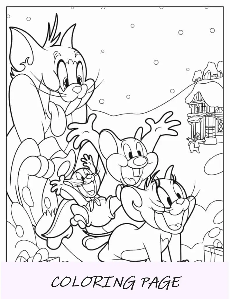Natal Tom e Jerry no País das Maravilhas do Inverno