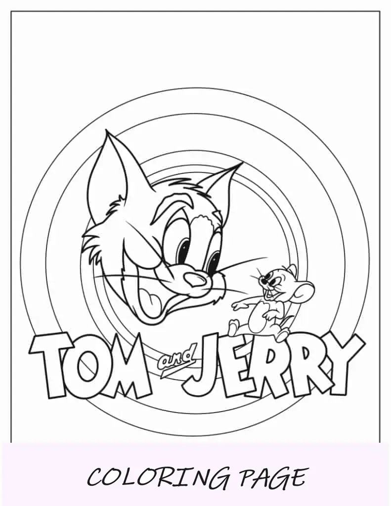 Logotipo dos desenhos animados de Tom e Jerry