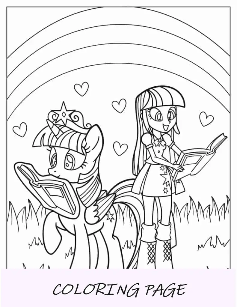 Princesa Twilight Sparkle com versão Equestria Girls