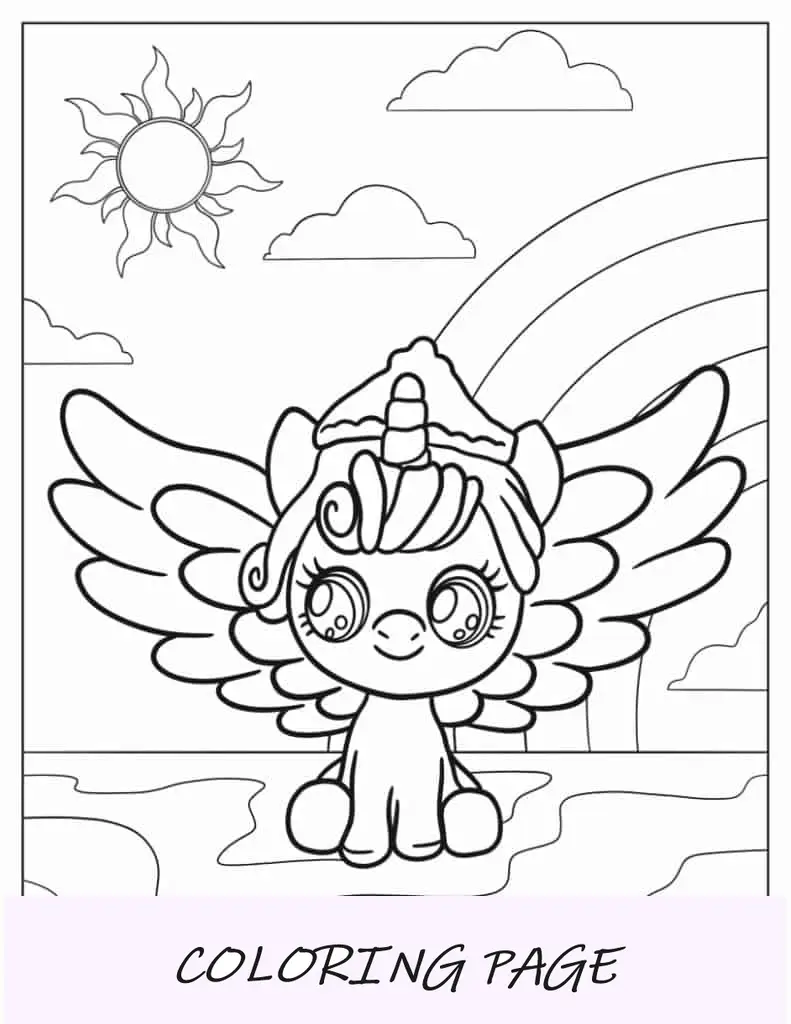 Desenho animado Kawaii My Little Pony para crianças