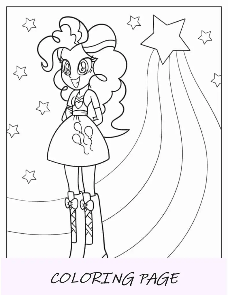 Pinkie Pie Equestria meninas para crianças