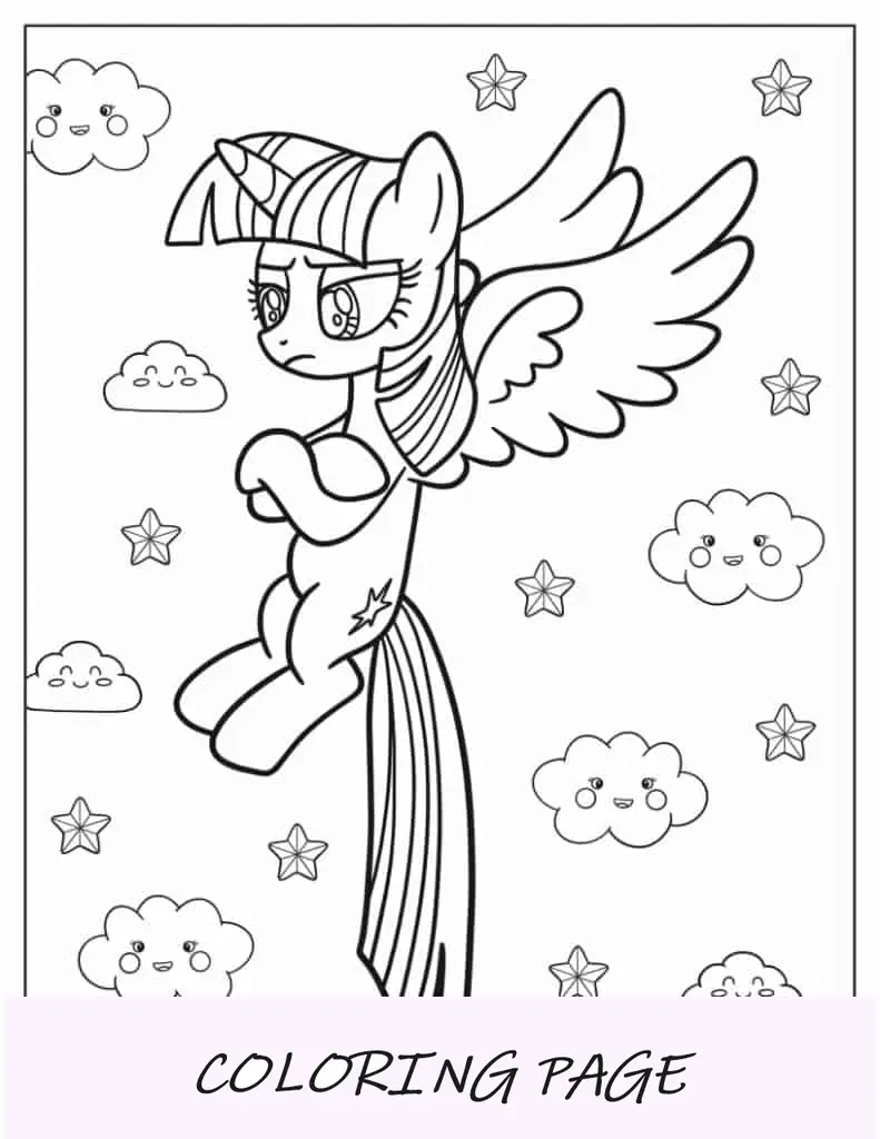 Twilight Sparkle franzindo a testa