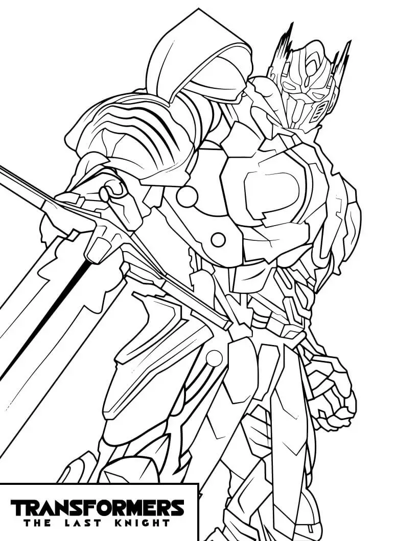 Optimus Prime Transformers Coloring Pages