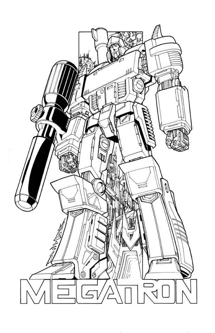 Megatron Coloring Page