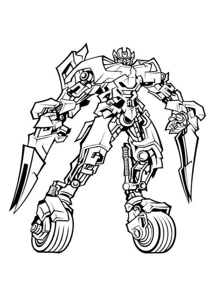 Free Printable Transformer Coloring Pages