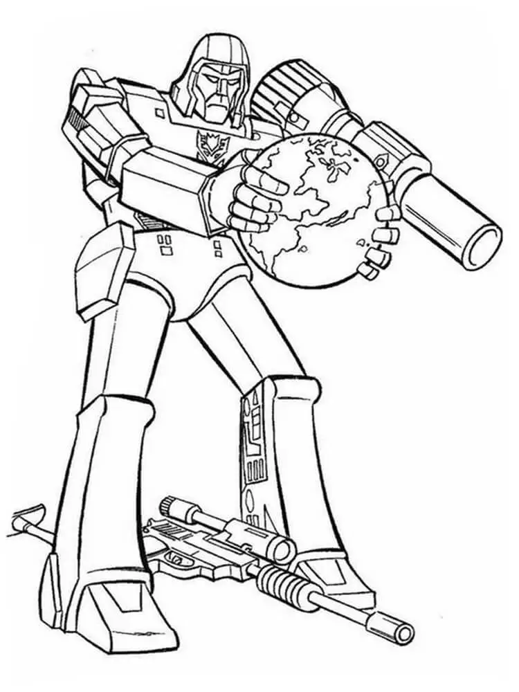 Decepticon Transformers Coloring